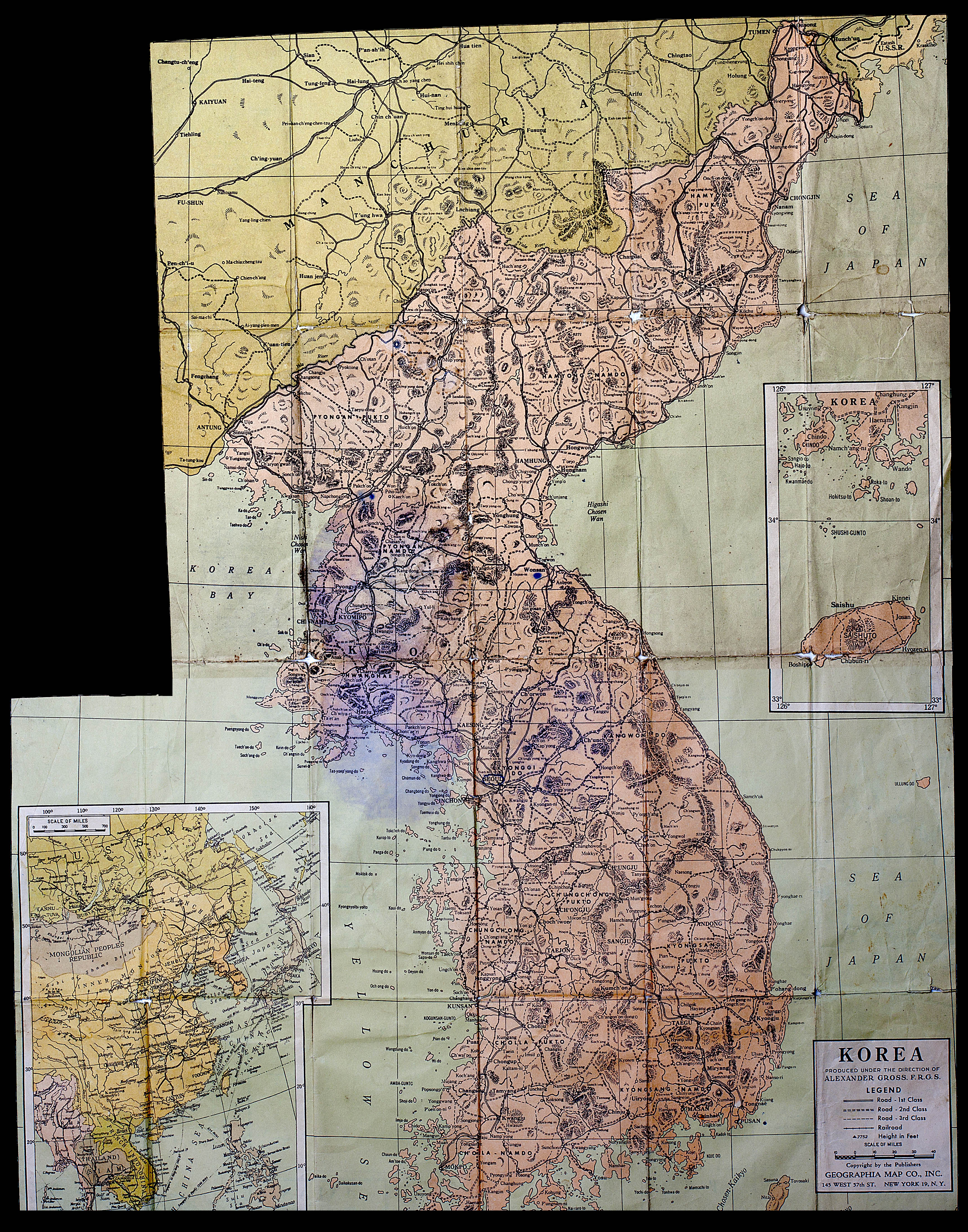 Korea Historic Map
